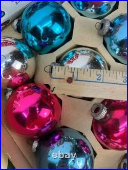 Vtg 120 pieces! Christmas Glass Ornament lot Shiny Brite/West Germany/Austri/USA