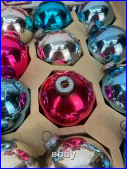 Vtg 120 pieces! Christmas Glass Ornament lot Shiny Brite/West Germany/Austri/USA