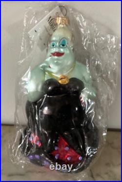 Vtg 1997 Christopher Radko, URSULA The Little Mermaid Christmas ornament