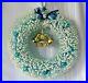 Vtg-Blue-Flocked-Bottle-Brush-Wreath-16-Christmas-Puleo-s-Glass-Ornaments-IOB-01-ua