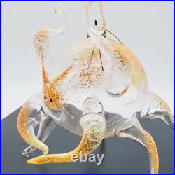 Vtg De Carlini Italian Weird Strange Crab Blown Glass Christmas Ornament RARE