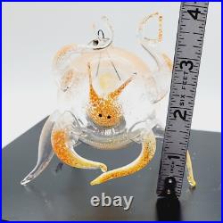 Vtg De Carlini Italian Weird Strange Crab Blown Glass Christmas Ornament RARE
