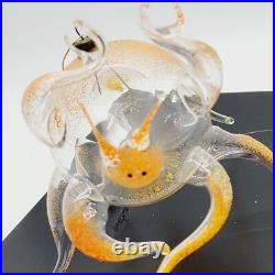 Vtg De Carlini Italian Weird Strange Crab Blown Glass Christmas Ornament RARE