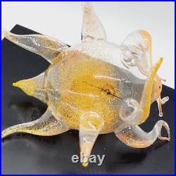 Vtg De Carlini Italian Weird Strange Crab Blown Glass Christmas Ornament RARE