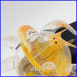 Vtg De Carlini Italian Weird Strange Crab Blown Glass Christmas Ornament RARE