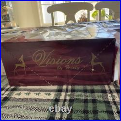 Vtg Glass Christmas Ornament Lot Pyramid Krebs Holiday Time Merry Brite Visions