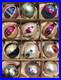 Vtg-Polish-Christmas-Ornaments-3-Teardrop-Hand-Painted-Mercury-Glass-12-with-Box-01-mye
