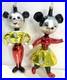 Vtg-Radko-Kissing-Cousins-Christmas-Ornament-Mickey-Minnie-Mouse-Glass-Flaw-01-nn