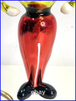 Vtg Radko Kissing Cousins Christmas Ornament Mickey Minnie Mouse Glass Flaw Vtg Radko Kissing Cousins Christmas Ornament Mickey Minnie Mouse Glass Flaw