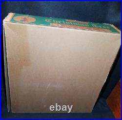 Vtg Shiny Brite Cluster Christmas Tree 20pc Ornament Centerpiece Topper Box READ