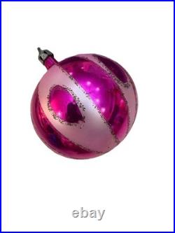 Vtg lot 12 Glass Christmas Ornaments Poland hand painted, Fantasia, With Box