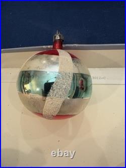 Vtg lot 12 Glass Christmas Ornaments Poland hand painted, Fantasia, With Box