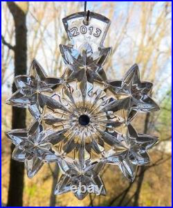 WATERFORD Crystal Kerry 2013 Snowflake Wishes Goodwill Christmas Ornament NIB