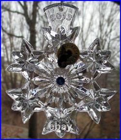 WATERFORD Crystal Kerry 2013 Snowflake Wishes Goodwill Christmas Ornament NIB