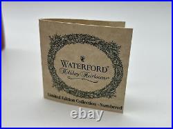 WATERFORD Glass Ltd Edition Majestic SANTA Christmas Ornament #805/2000