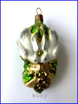 Waterford Christmas Ornament Five 5 Gold Rings Blown Glass 121601 w Box