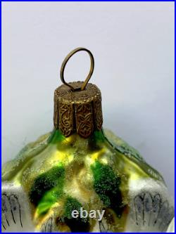Waterford Christmas Ornament Five 5 Gold Rings Blown Glass 121601 w Box