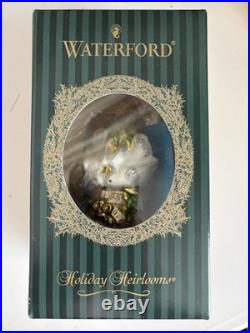 Waterford Christmas Ornament Five 5 Gold Rings Blown Glass 121601 w Box