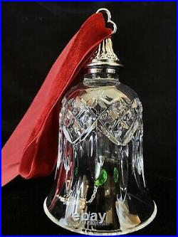 Waterford Crystal 12 Days of Christmas Drummers Drumming Bell Ornament Lismore