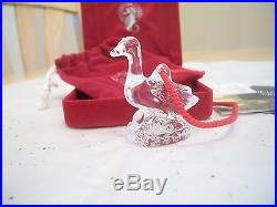 Waterford Crystal 2000 12 Days Of Christmas Ornament Geese New In Box