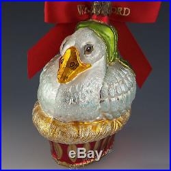 Waterford Crystal Holiday Heirlooms 6 Six GEESE A LAYING 12 Days Xmas Ornament