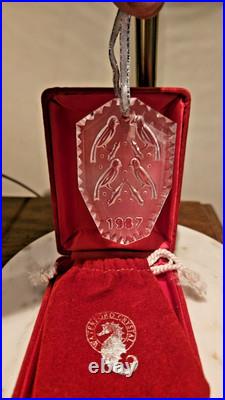 Waterford Crystal Ornaments 12 Days Of Christmas Set Of 11 (1984-1994) Waterford Crystal Ornaments 12 Days Of Christmas Set Of 11 (1984-1994)