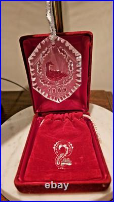 Waterford Crystal Ornaments 12 Days Of Christmas Set Of 11 (1984-1994) Waterford Crystal Ornaments 12 Days Of Christmas Set Of 11 (1984-1994)