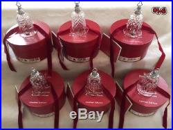 Waterford Crystal Twelve Days of Christmas Bell Ornaments- Collection #1-12
