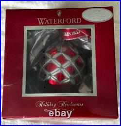 Waterford Holiday Heirlooms Crimson Colleen Egg, New In Box Waterford Holiday Heirlooms Crimson Colleen Egg, New In Box