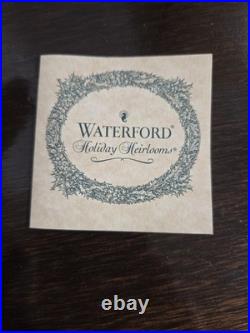 Waterford Holiday Heirlooms Glass Ornament Season's Faceted Medallion NIB