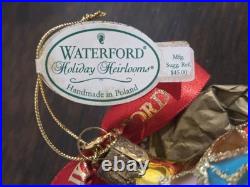 Waterford Holiday Heirlooms Glass Ornament Season's Faceted Medallion NIB