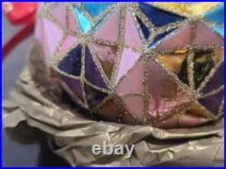 Waterford Holiday Heirlooms Glass Ornament Season's Faceted Medallion NIB