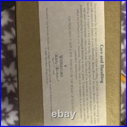 Waterford Holiday Heirlooms Lismore Mini Wine Glass Christmas Ornament Clear Gl