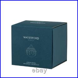 Waterford Lismore Crystal Bauble Ornament Christmas Ball 1071524 (New in Box)