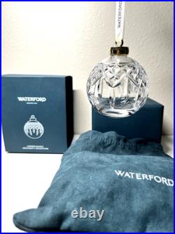 Waterford Lismore Crystal Bauble Ornament Christmas Ball 1071524 (New in Box)