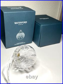 Waterford Lismore Crystal Bauble Ornament Christmas Ball 1071524 (New in Box)