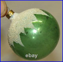 West German Blue Glass Vintage Mica Star Christmas Ornament 1950's Box West German Blue Glass Vintage Mica Star Christmas Ornament 1950's Box