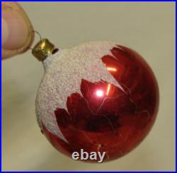 West German Blue Glass Vintage Mica Star Christmas Ornament 1950's Box West German Blue Glass Vintage Mica Star Christmas Ornament 1950's Box