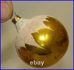 West German Blue Glass Vintage Mica Star Christmas Ornament 1950's Box West German Blue Glass Vintage Mica Star Christmas Ornament 1950's Box