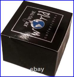 Westie in Checkered Coat Polish Glass Christmas Ornament West