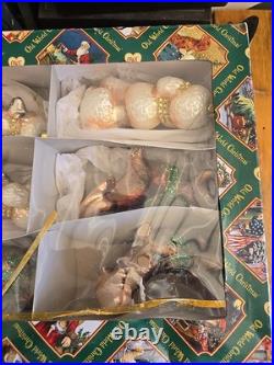 Wholesale Lot Of Old World Christmas Blown Glass Ornaments New With Tags 54 Tota