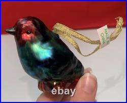 William Sonoma 12 Days Of Christmas Glass Ornaments Complete Set In Original Box