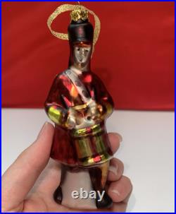 William Sonoma 12 Days Of Christmas Glass Ornaments Complete Set In Original Box