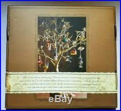 Williams Sonoma 12 Days of Christmas Blown Glass Ornament Set in Box