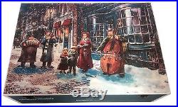 Winter Christmas Orchestra Players Polish Blown Glass Ornaments Set Decorations