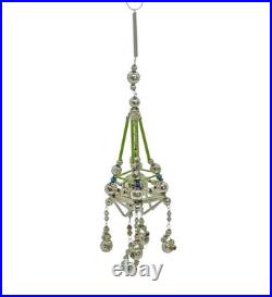 XXL Gablonz Hand-Made Glass Bead Star Christmas Tree Ornament # 14389
